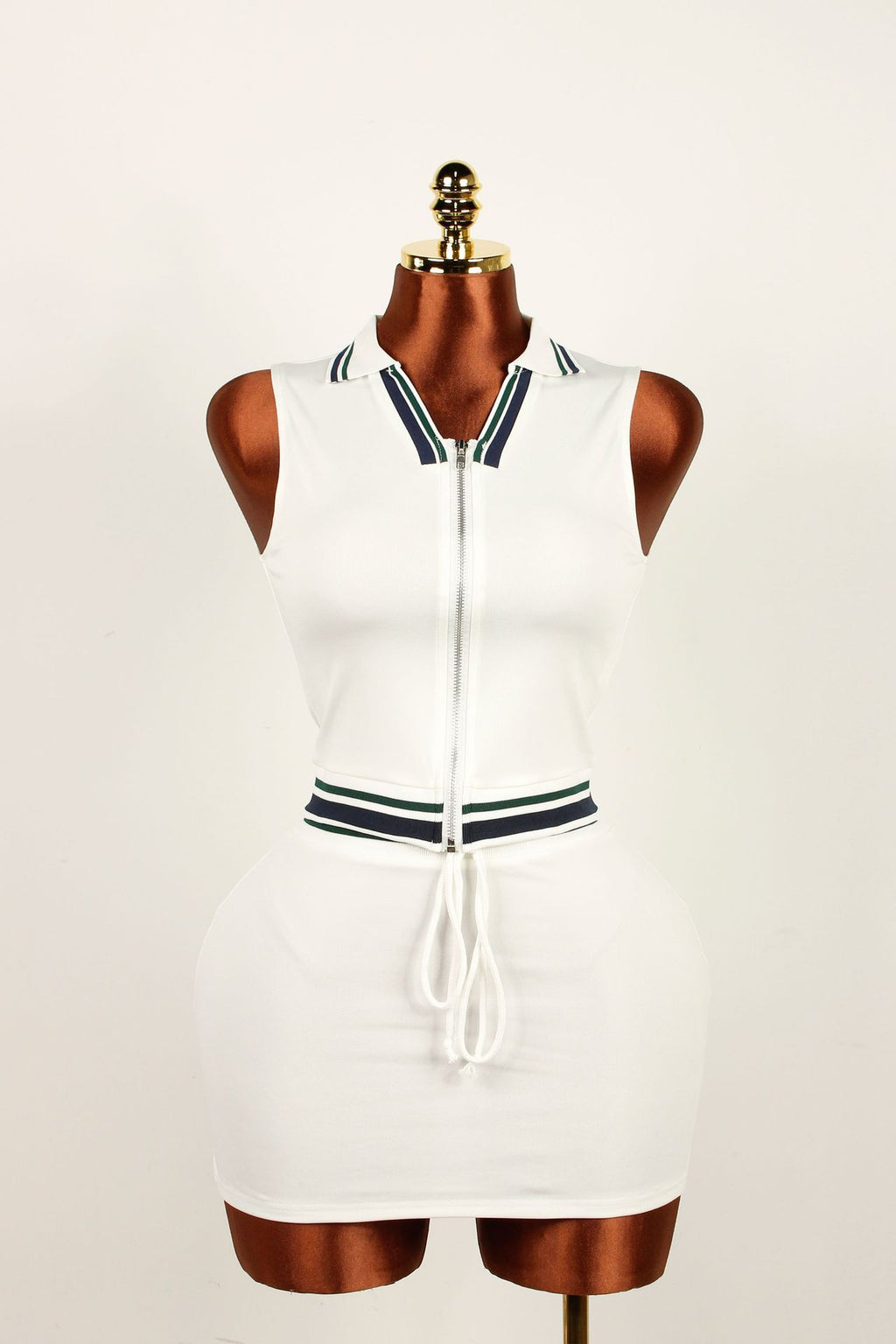 Women's Sporty Casual Shirt With A Collar Paired With A Skirt Or Pants