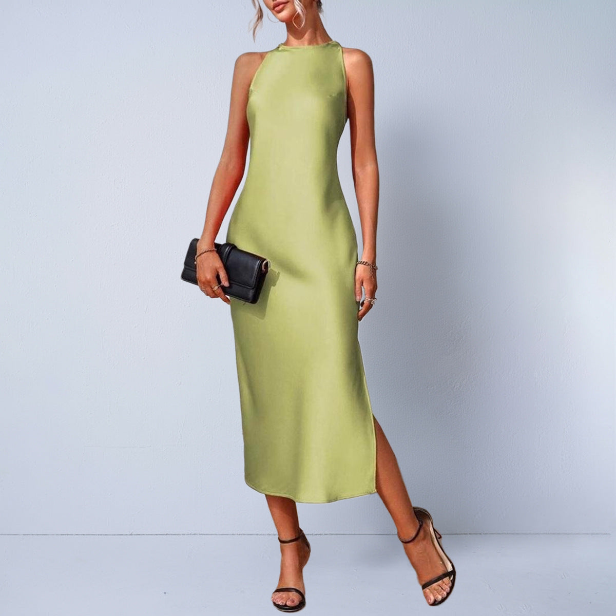 2025 Best-Selling Women's Satin Dress